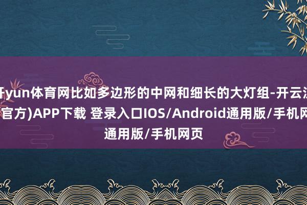 开yun体育网比如多边形的中网和细长的大灯组-开云注册(官方)APP下载 登录入口IOS/Android通用版/手机网页